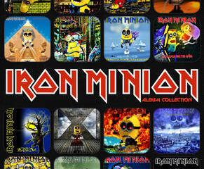 Iron Maiden e Minions - Capa inusitadas e mais humoradas.